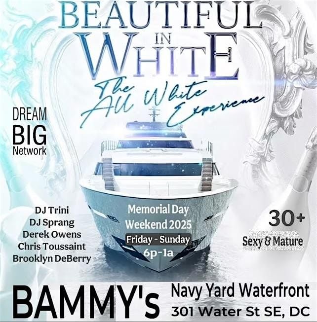 All White Memorial Day Weekend at Bammy’s on the Waterfront, 23 May | Event in Washington | AllEvents