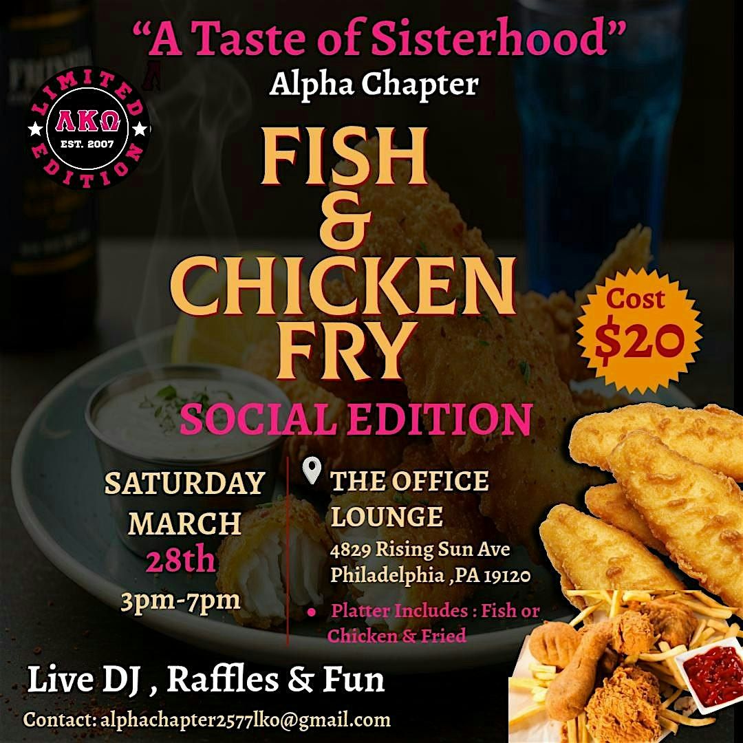 A Taste Of Sisterhood Fish & Chicken Fry Social Edition, Rising Sun ...