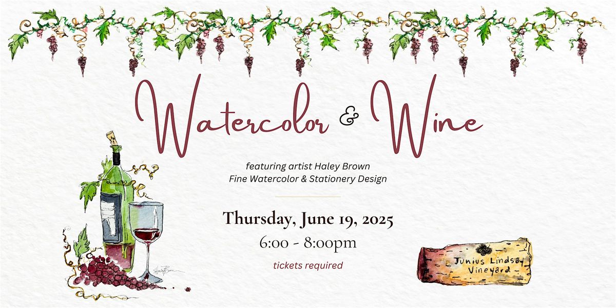 Watercolor & Wine, 19 June | Event in Lexington | AllEvents