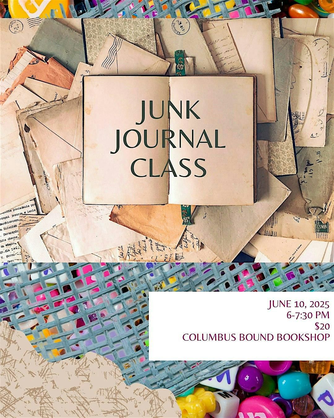 Junk Journaling Class, 25 June | Event in Columbus | AllEvents