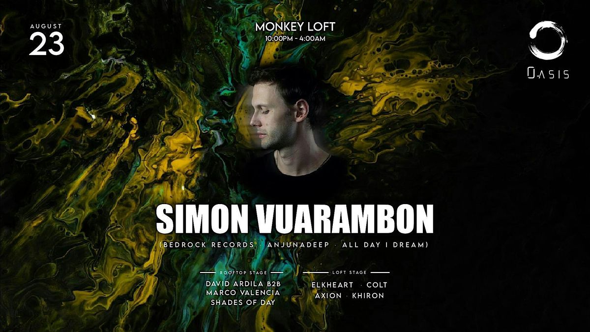 Oasis presents: Simon Vuarambon, 23 August | Event in Seattle | AllEvents