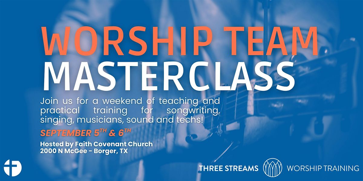 Worship Team Masterclass 2025, 5 September | Event in Borger | AllEvents
