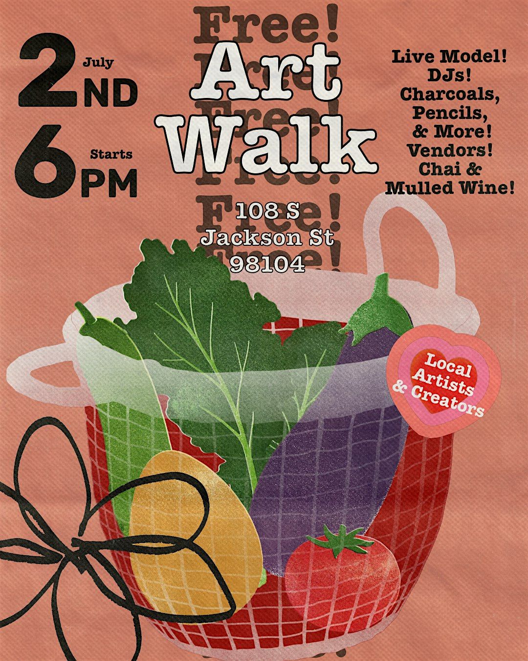 ART WALK! OPEN FIGURE CLASS & MARKET!, 2 July | Event in Seattle | AllEvents