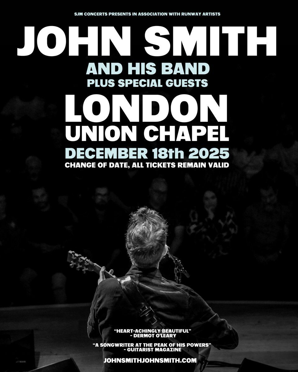 John Smith London Tickets, 18 December | Event in London | AllEvents