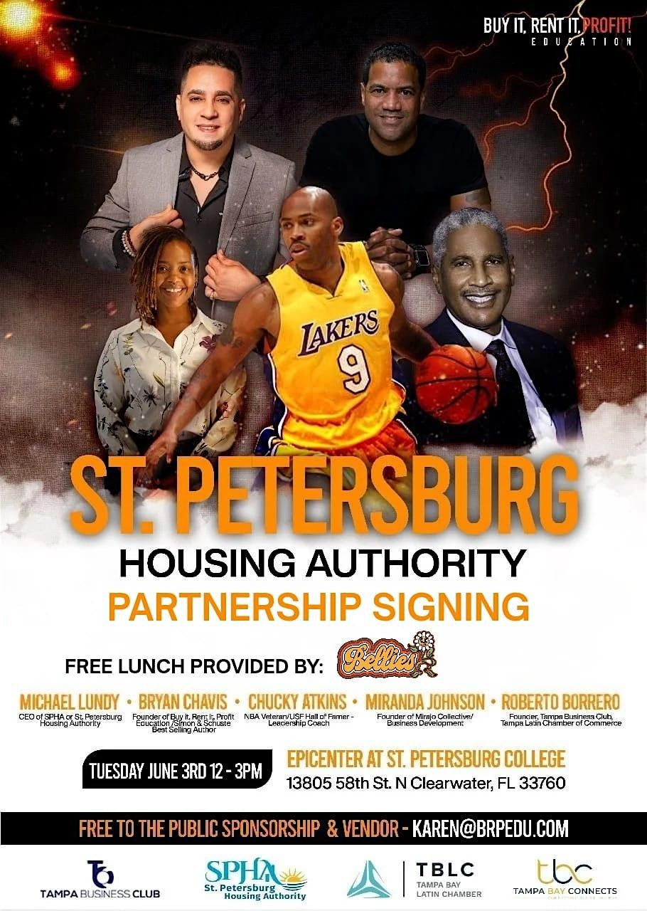 St.Pete Housing Authority Networking Kickoff at the EpiCenter, 3 June | Event in Clearwater | AllEvents