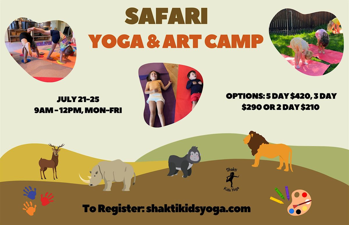 Safari Yoga & Art Summer camp, 21 July | Event in Denver | AllEvents