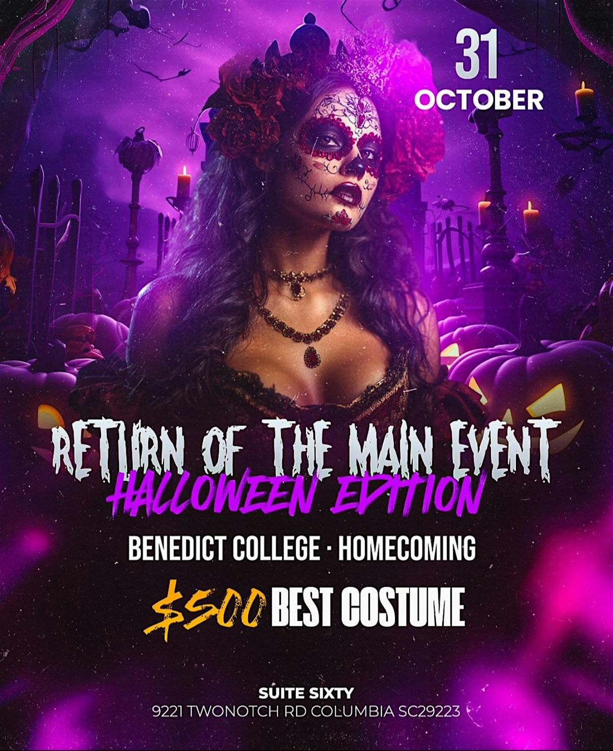 Return of the Main Event: Halloween Edition, 31 October | Event in Columbia | AllEvents