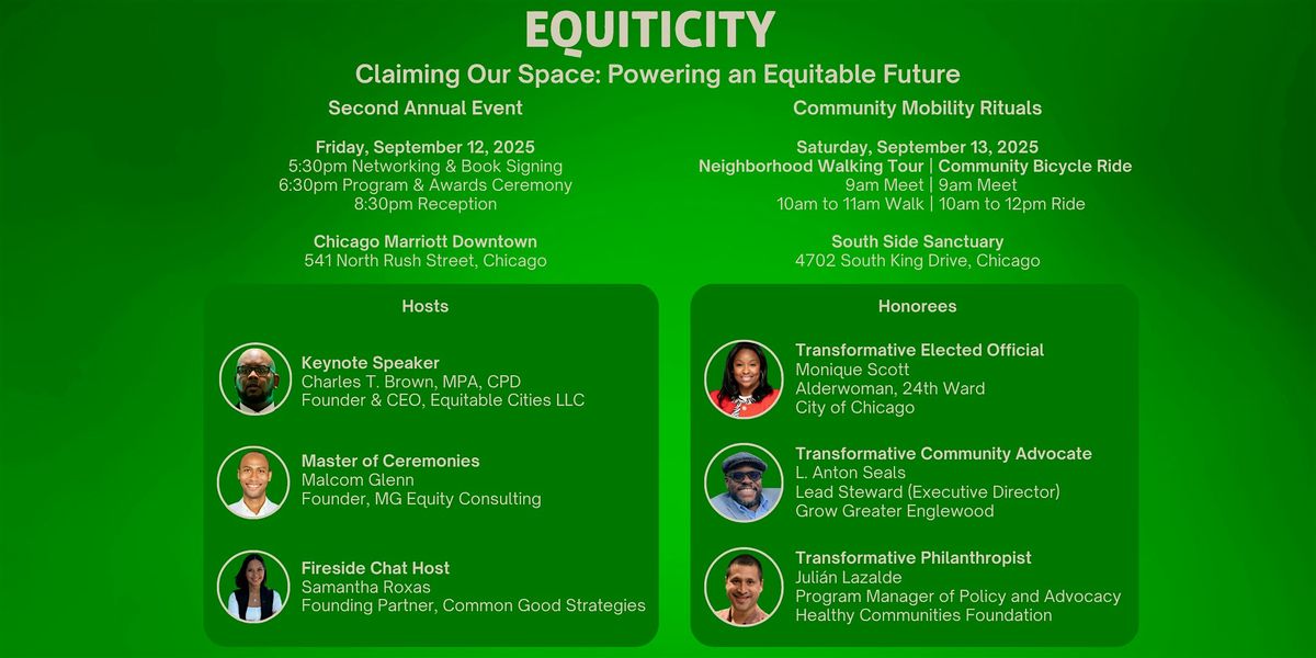 Claiming Our Space: Powering an Equitable Future, 12 September | Event in Chicago | AllEvents