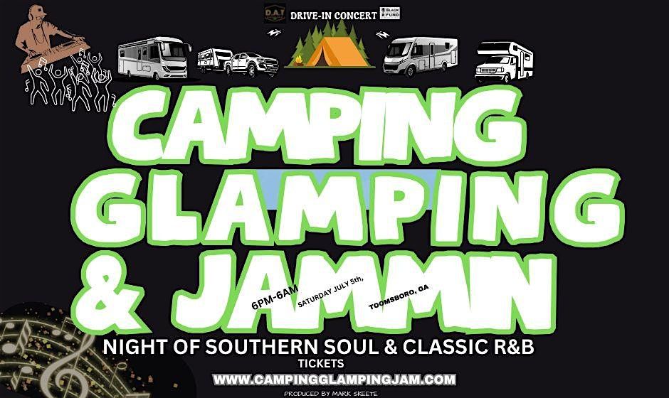 Camping Glamping & Jammin Drive-In One Ticket Admits 5  per vehicle, 5 July | Event in Toomsboro | AllEvents
