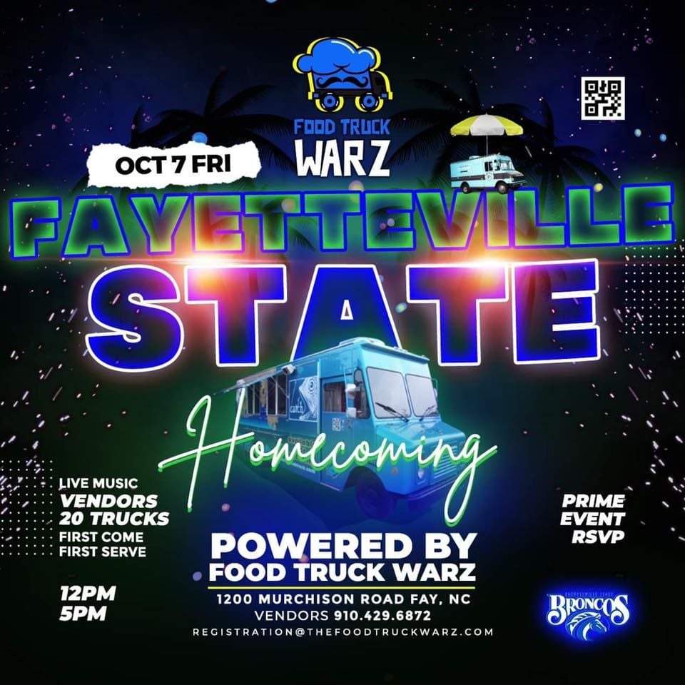 FSU Food Truck Warz, Fayetteville State University, October