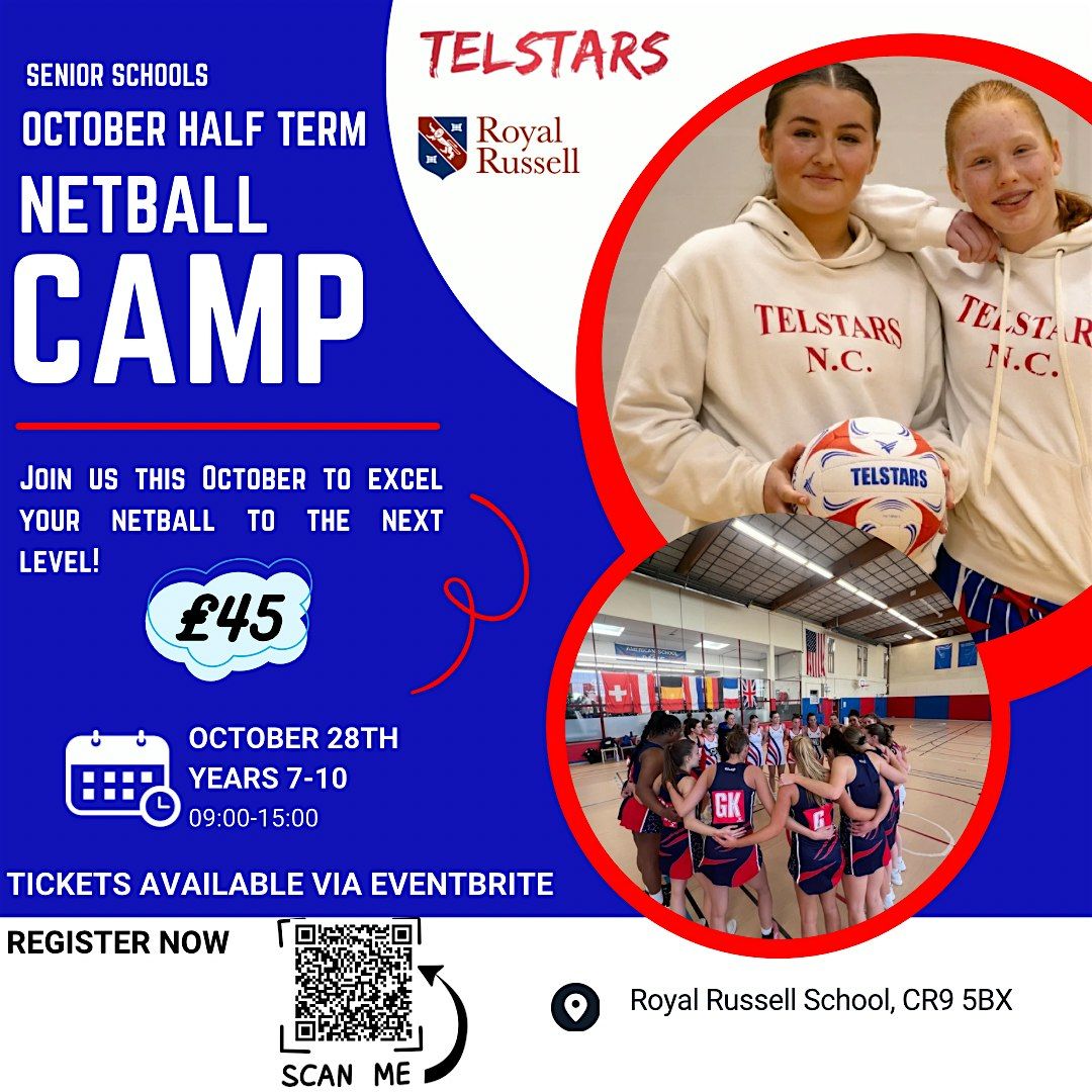 Netball Camp: Years 7-10, 28 October | Event in Croydon | AllEvents