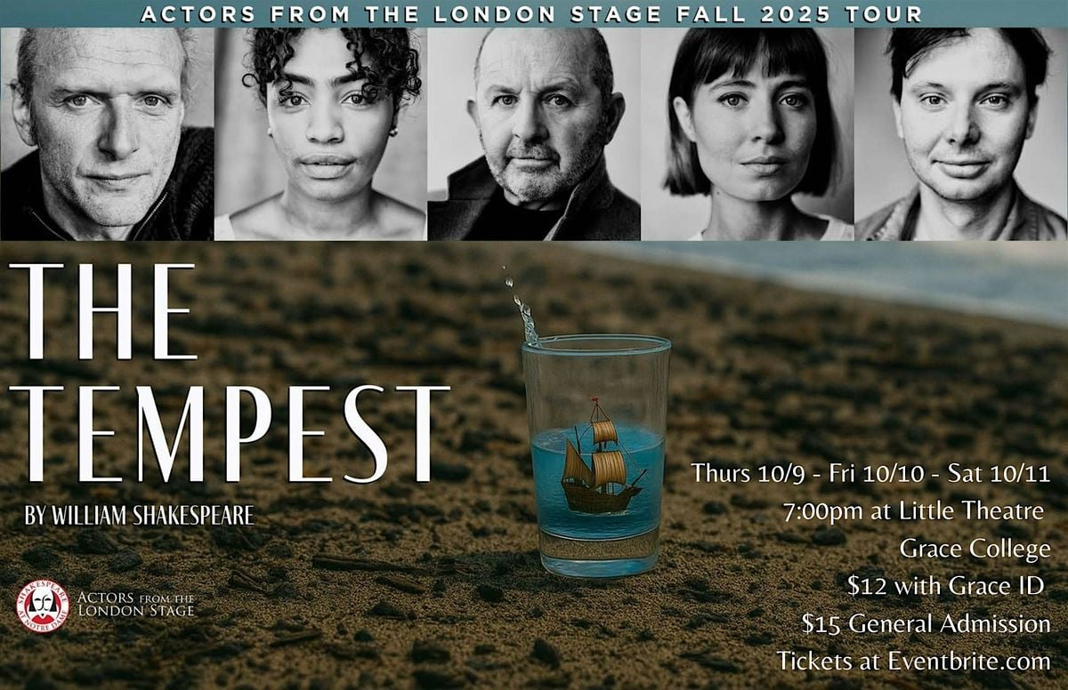 The Tempest (Actors From The London Stage)- Oct. 10, 10 October | Event in Winona Lake | AllEvents