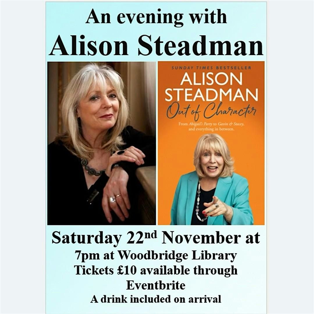 An Evening with Alison Steadman, 22 November | Event in Woodbridge | AllEvents