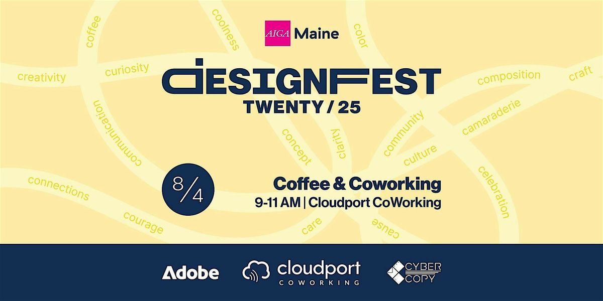 Design Fest 2025 | Coffee & Coworking | Portland, 4 August | Event in Portland | AllEvents