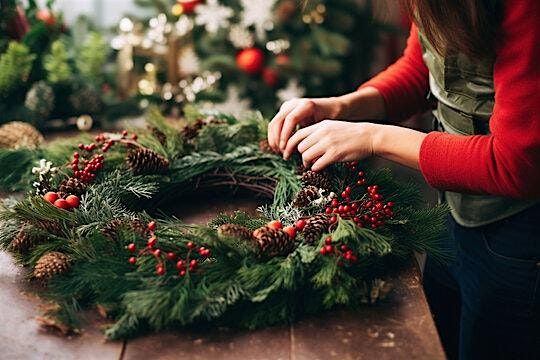 Wreath Making workshop with MOS, 14 December | Event in London | AllEvents