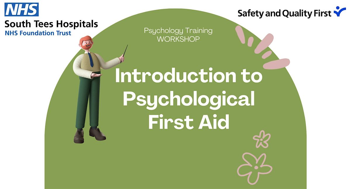 An Introduction to Psychological First Aid, 2 June | Event in Middlesbrough | AllEvents