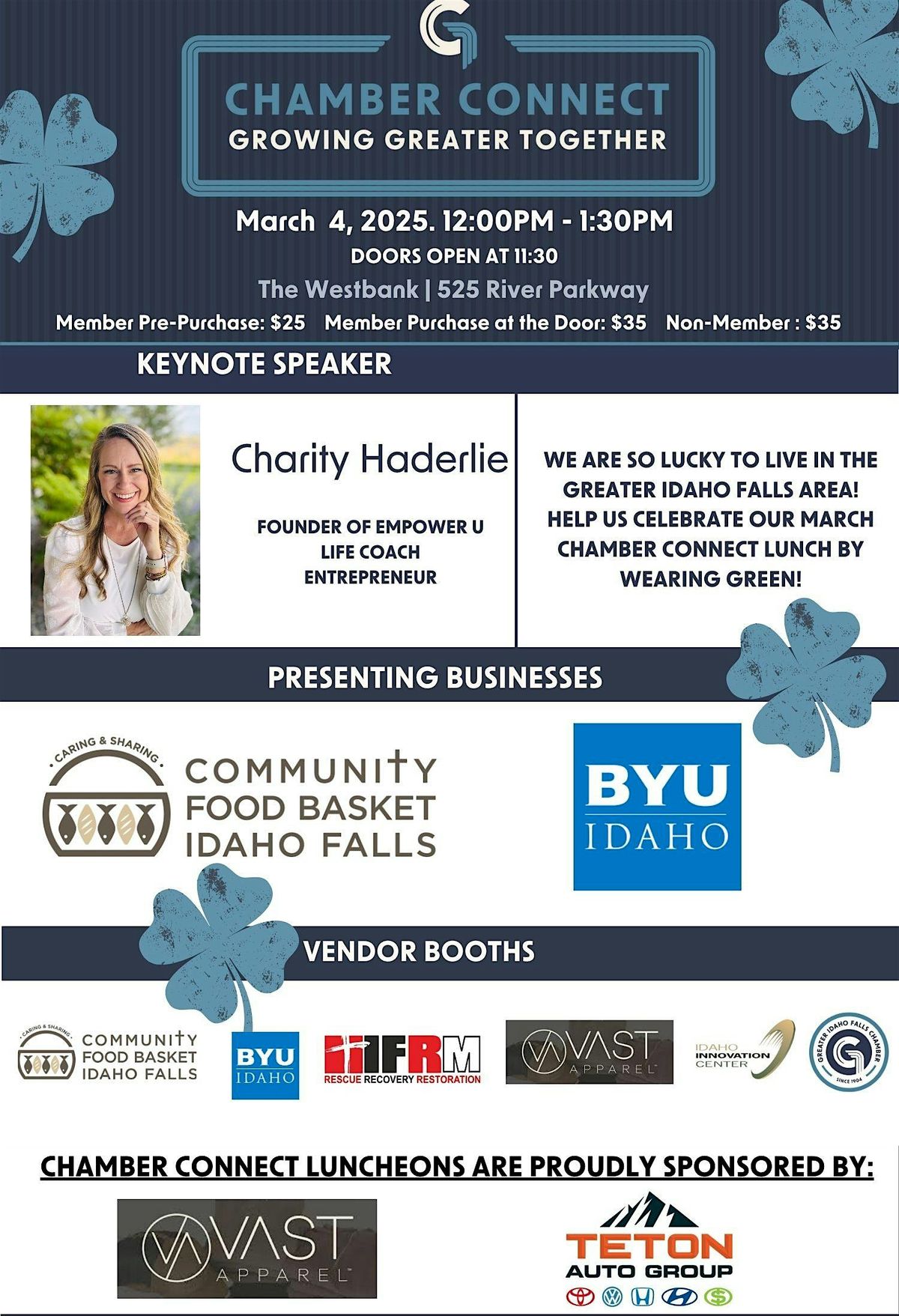 July 2025 Chamber Connect Lunch Event, 1 July | Event in Idaho Falls | AllEvents