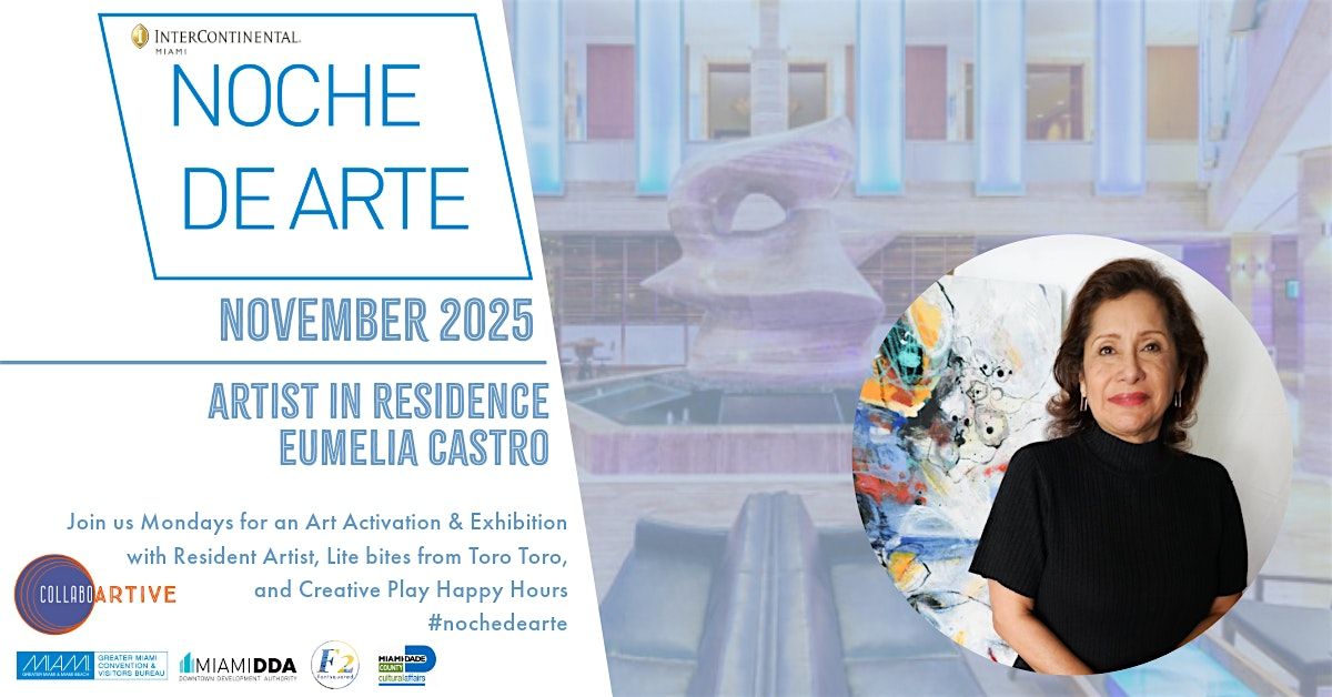 Noche De Arte: Eumelia Castro, 3 November | Event in Miami | AllEvents