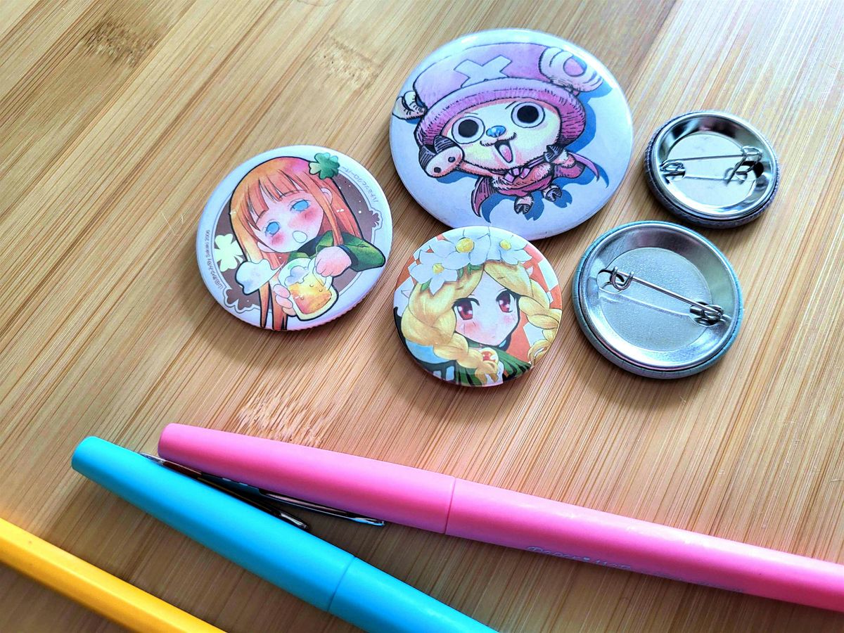 (Kids & Family) Button-Making & Anime Art Workshop, 28 June | Event in Vancouver | AllEvents