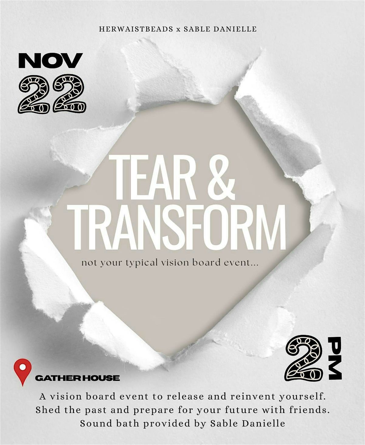 Tear & Transform, Not Your Typical Vision Board Party, 22 November | Event in Las Vegas | AllEvents