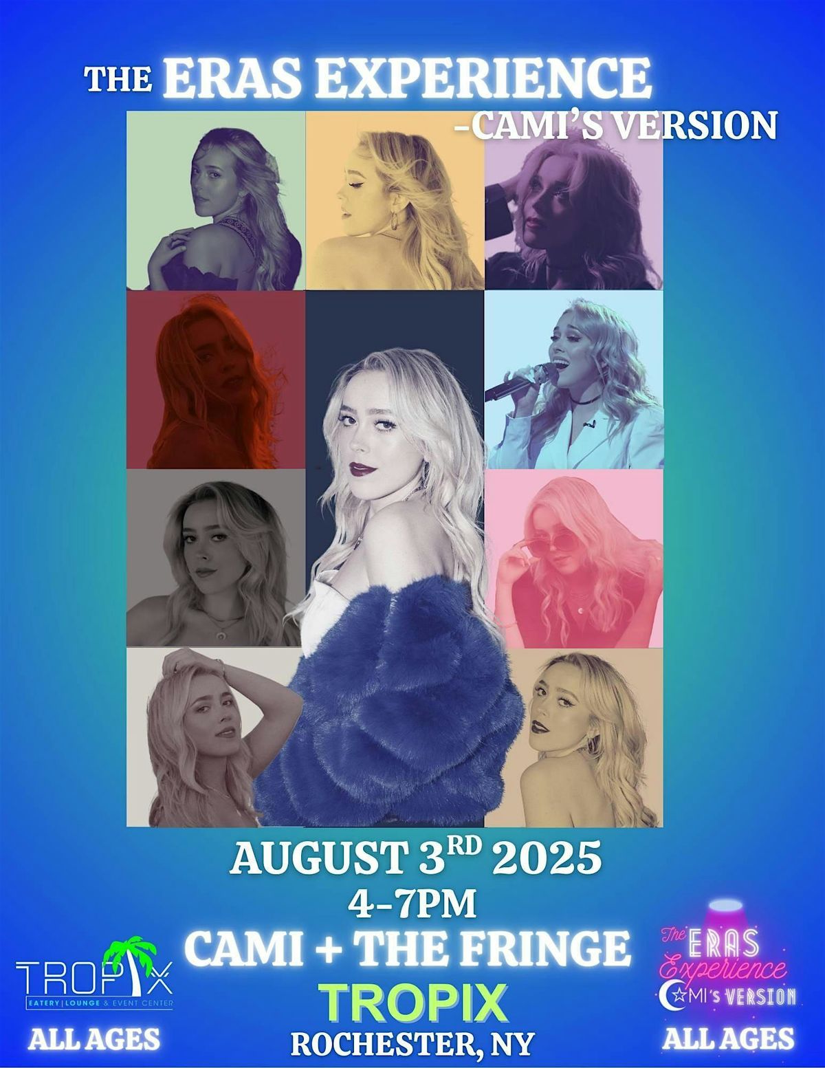 The Eras Experience at Tropix - Camis Version, 3 August | Event in Rochester | AllEvents