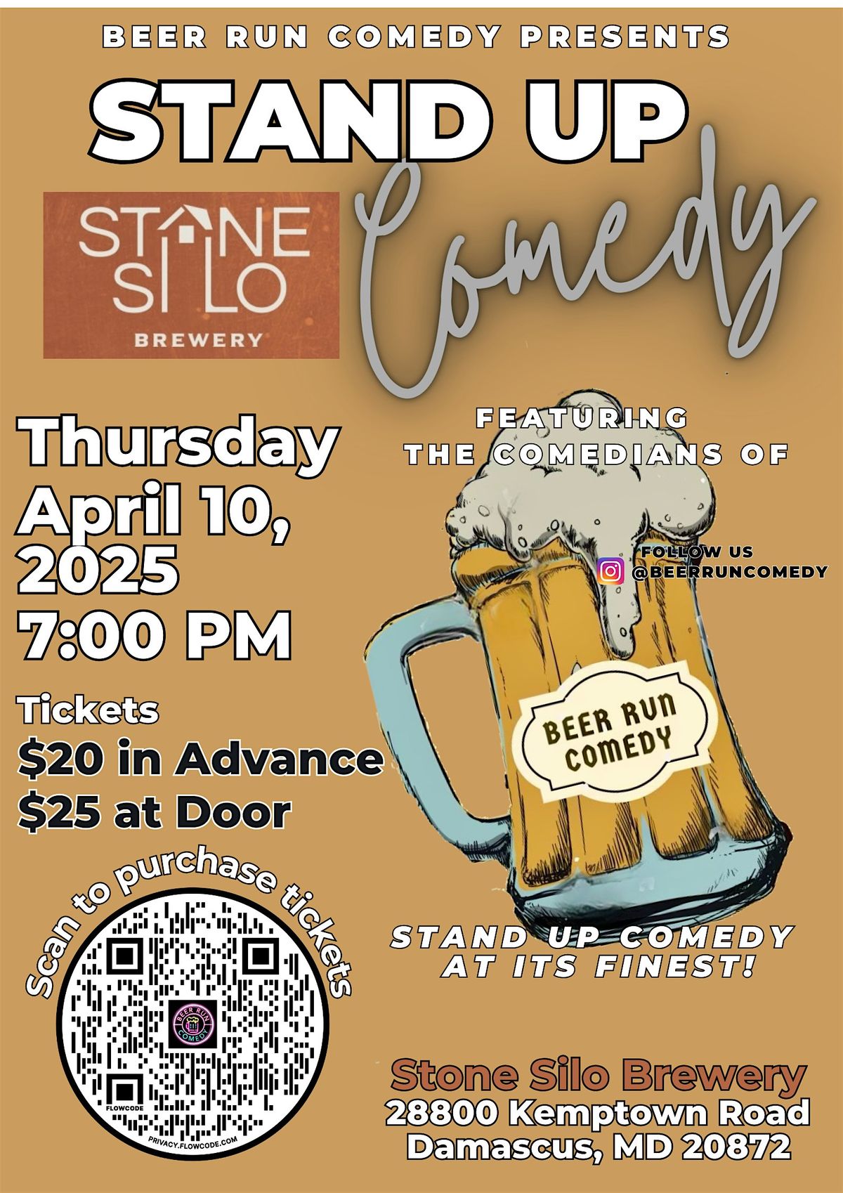 Stand Up Comedy Night at Stone Silo Brewery, 18 September | Event in Damascus | AllEvents