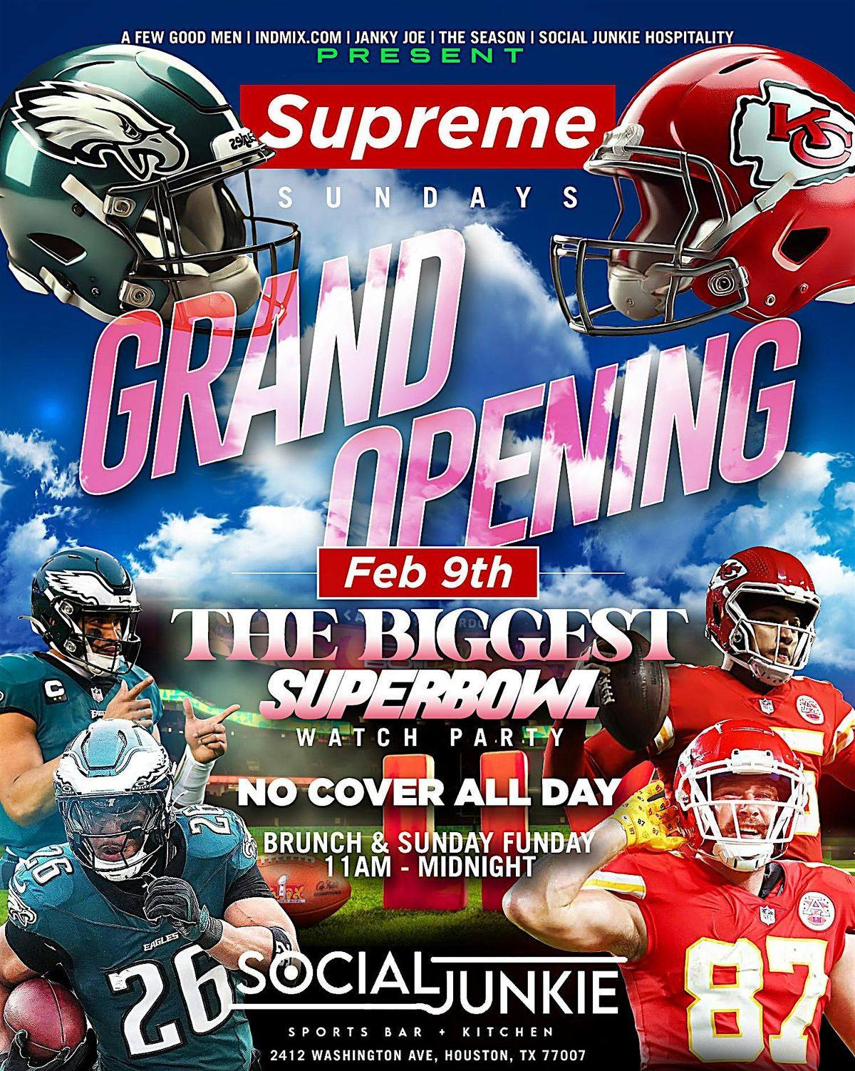 SUPREME SUNDAYs at SOCIAL JUNKIE | Event in Houston | AllEvents