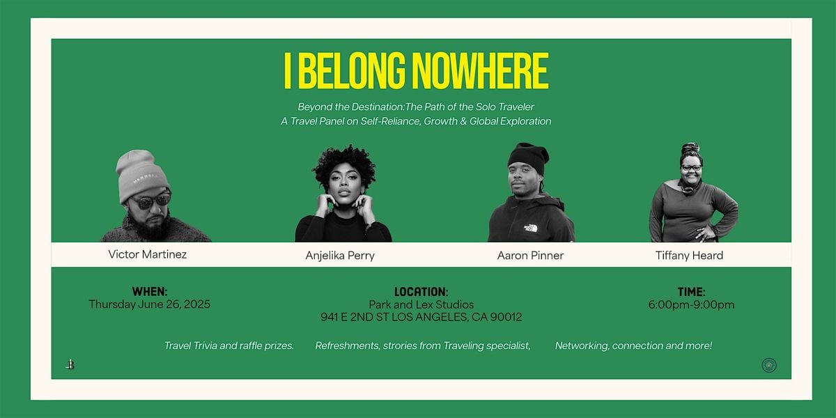 Beyond the Destination: The Path of the Solo Traveler (Panel Discussion), 26 June | Event in Los Angeles | AllEvents