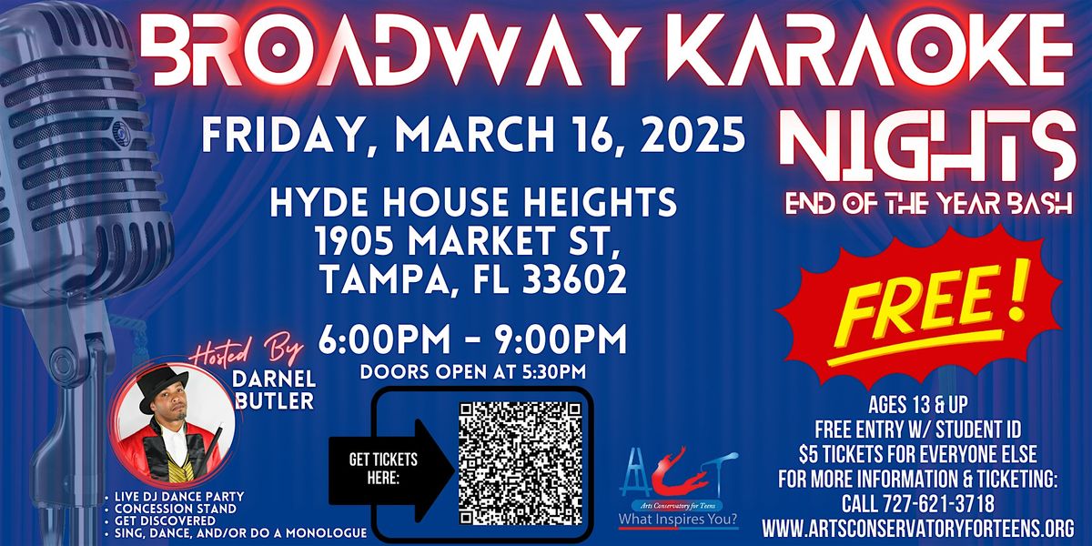 Broadway Karaoke Nights (End Of The Year Bash) | Event in Tampa | AllEvents