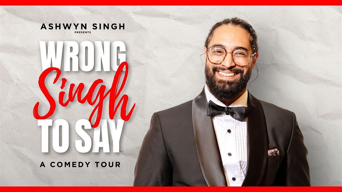 Ashwyn Singh in Thunder Bay! | a hilarious evening of standup comedy, 24 October | Event in Thunder Bay | AllEvents
