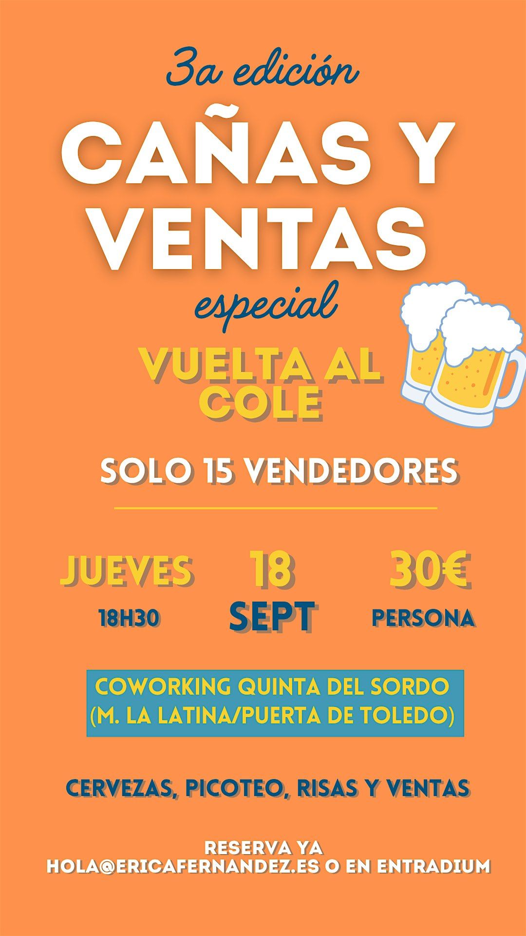 Cañas y Ventas, 18 September | Event in Madrid | AllEvents