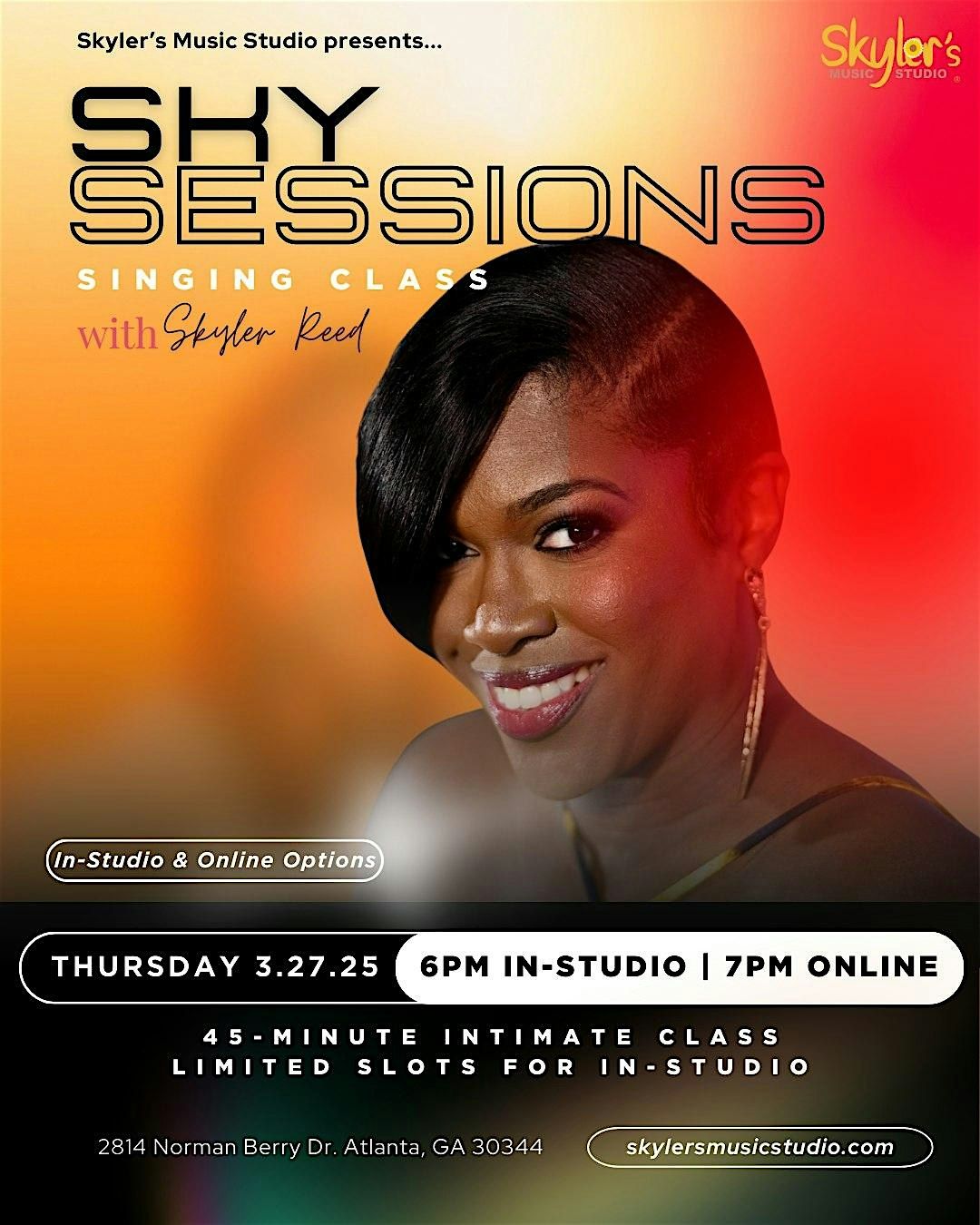 Sky Sessions Singing Class, 23 August | Event in Atlanta | AllEvents