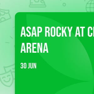 ASAP Rocky at Climate Pledge Arena