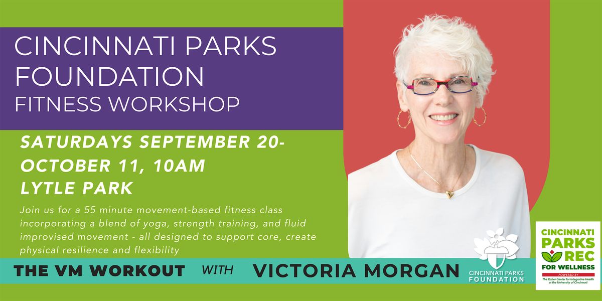 Cincinnati Parks + Rec for Wellness Workshop with Victoria Morgan, 20 September | Event in Cincinnati | AllEvents