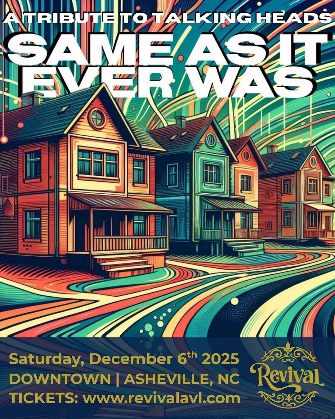 Same As It Ever Was - A Tribute To Talking Heads, 18 December | Event in Greenville | AllEvents