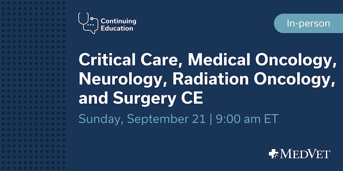 MedVet Columbus CE Symposium, 21 September | Event in Lewis Center | AllEvents