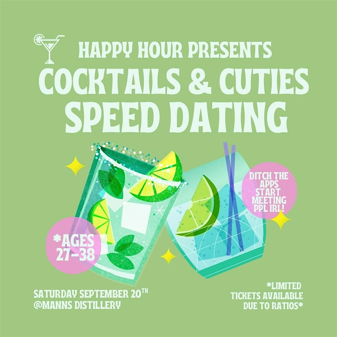 Cocktails & Cuties @ Manns Distillery Ages 27-38 (Brantford), 20 September | Event in Brantford | AllEvents
