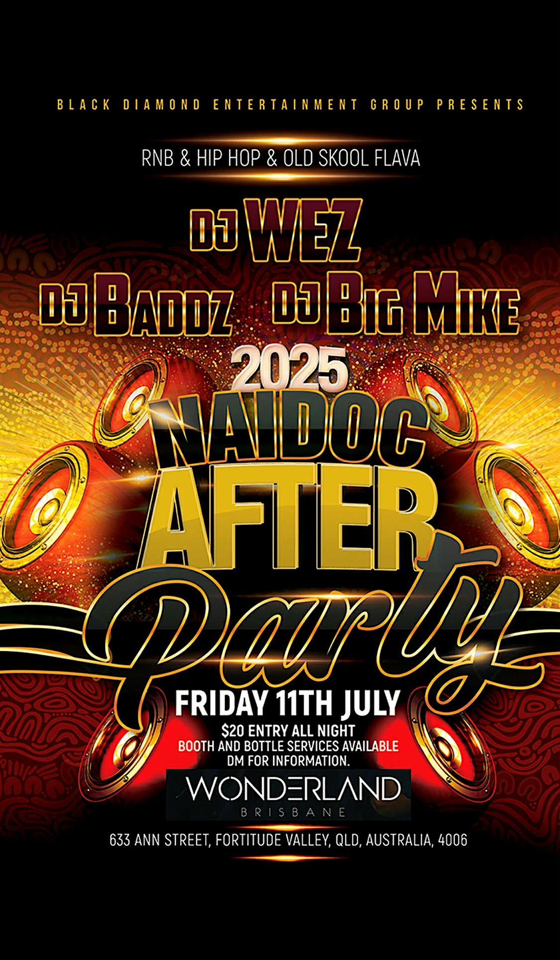 Brisbane NAIDOC Afterparty 2025, 11 July | Event in Fortitude Valley | AllEvents