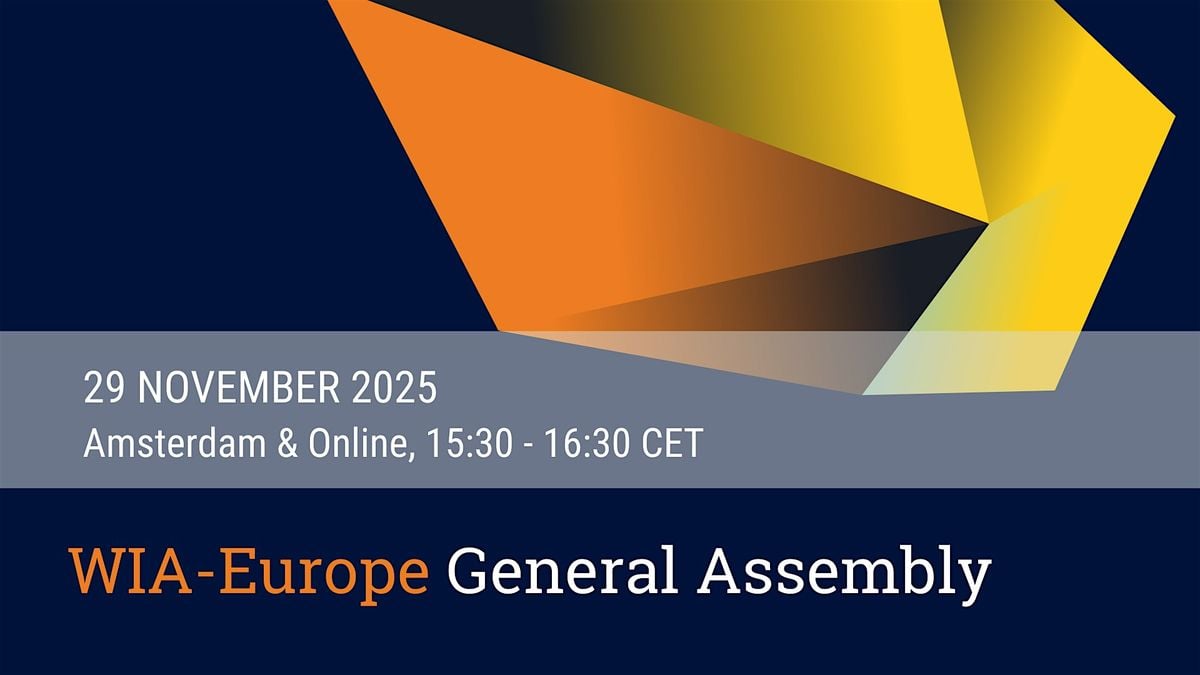 WIA-E General Assembly 2025, 29 November | Event in Amsterdam | AllEvents