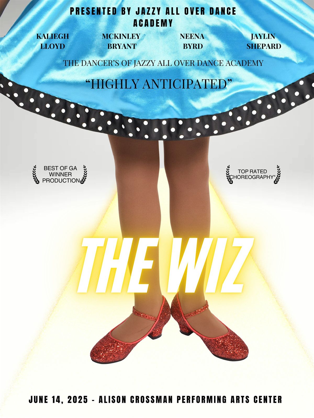 The Wiz-  Presented by Jazzy All Over Dance Academy, 14 June | Event in Lilburn | AllEvents