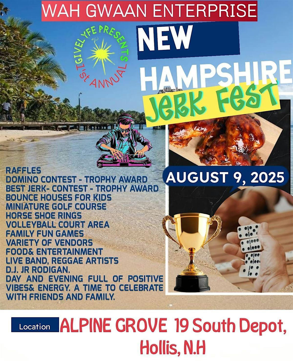 Jerk Fest New Hampshire, 9 August | Event in Hollis | AllEvents