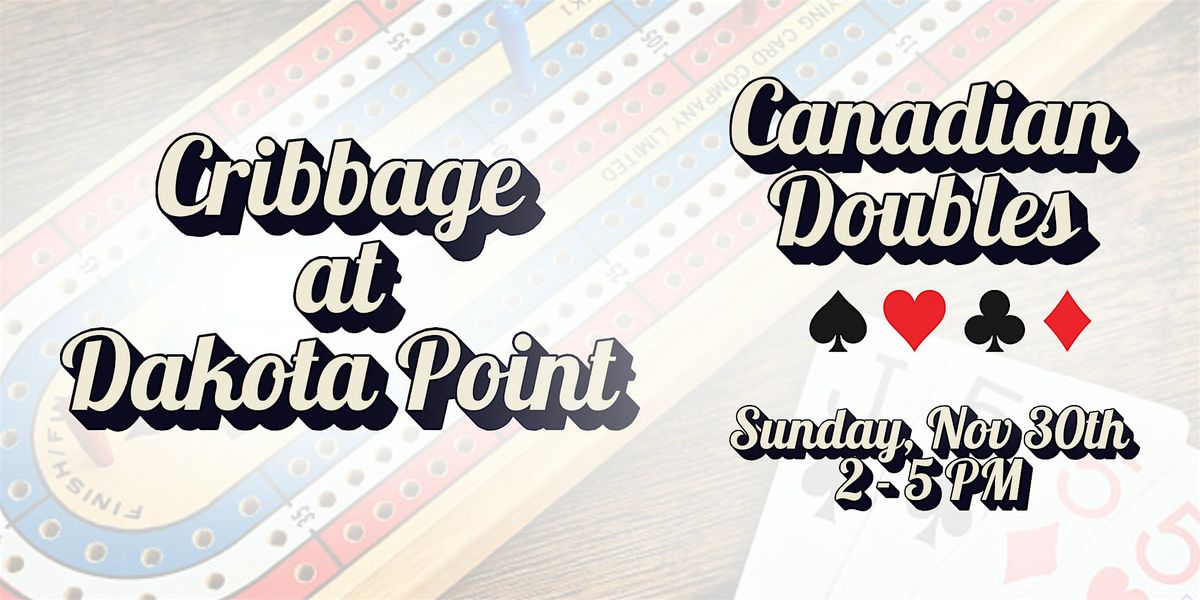 11/30 Cribbage at Dakota Point, 30 November | Event in Rapid City | AllEvents