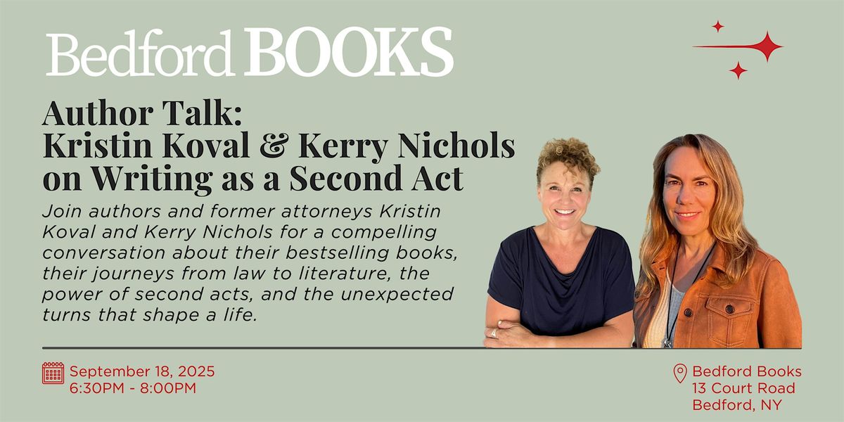 Author Talk: Writing as a Second Act, 18 September | Event in Bedford | AllEvents