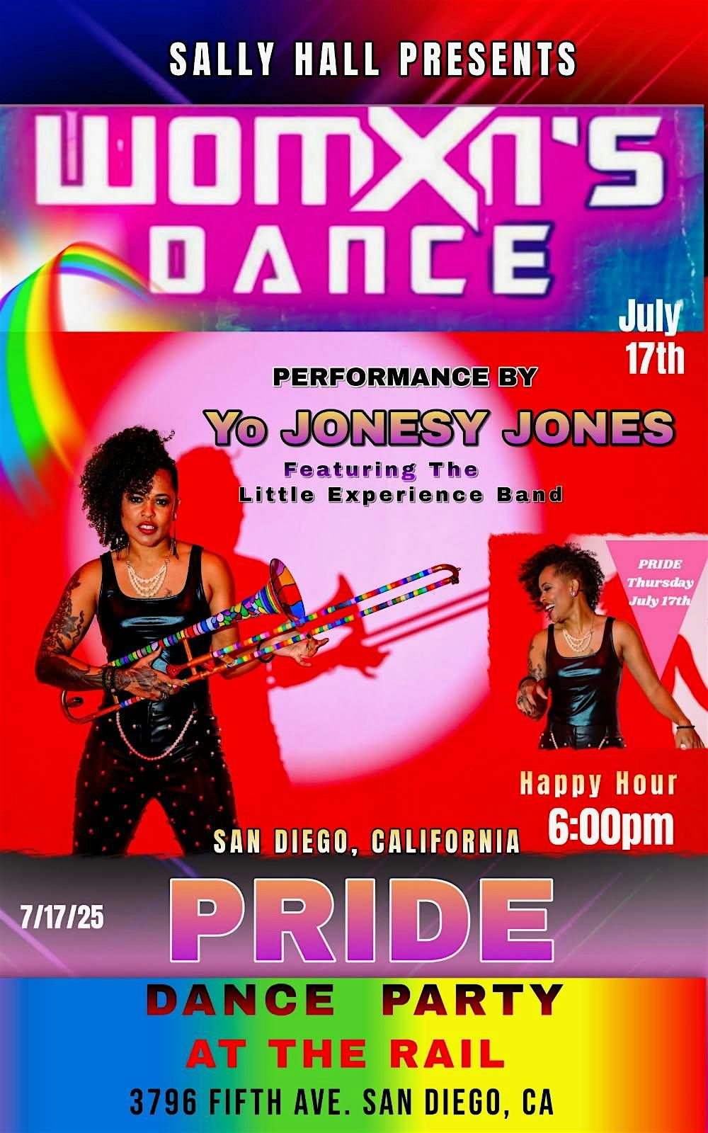 Womens PRIDE EVENT with LIVE  band and DJ, 17 July | Event in San Diego | AllEvents