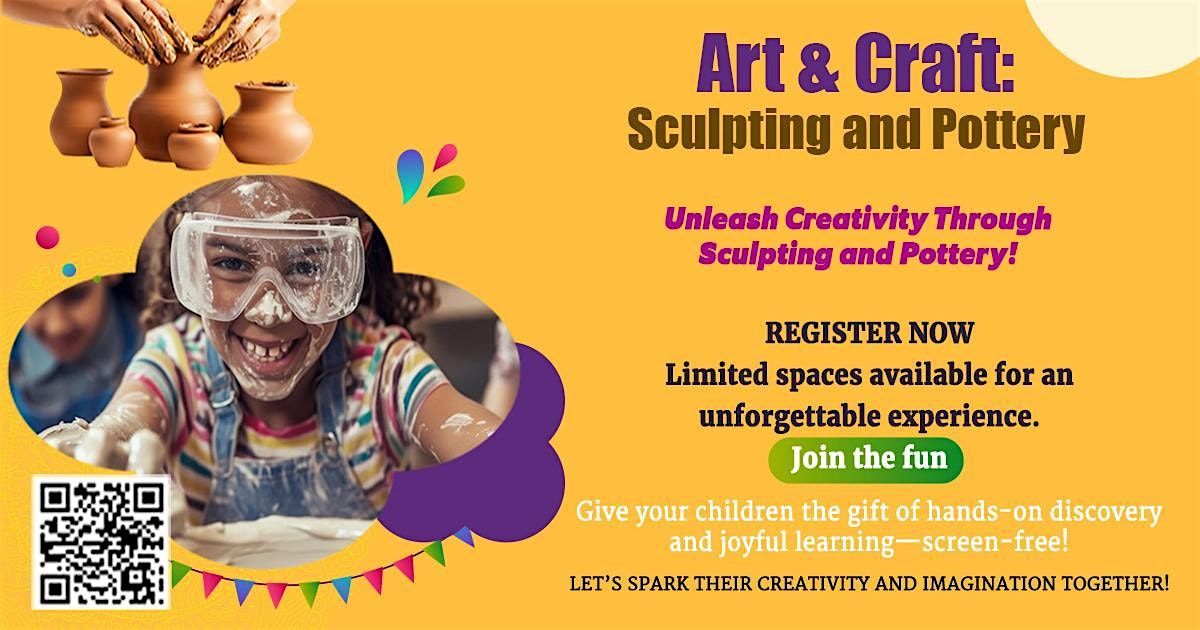 "Little Hands, Big Creations: Sculpting and Pottery Fun over lunch.!, 23 August | Event in Dubai | AllEvents