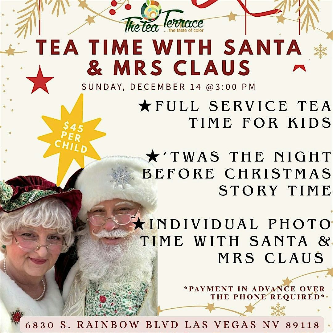 Tea Time with Santa and Mrs. Claus, 20 December | Event in Las Vegas | AllEvents