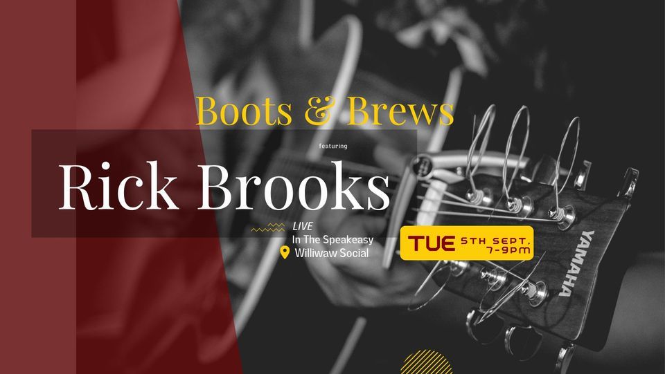 Boots&Brews w/ Rick Brooks, Williwaw Social, Anchorage, 5 September