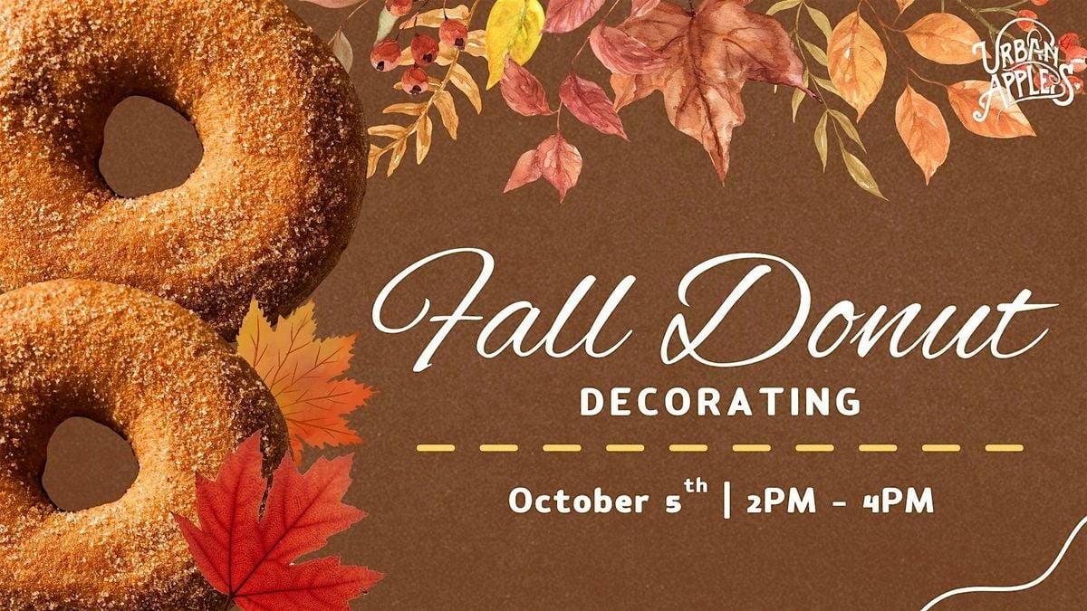 Fall Donut Decorating at Urban Apples, 5 October | Event in Westfield | AllEvents