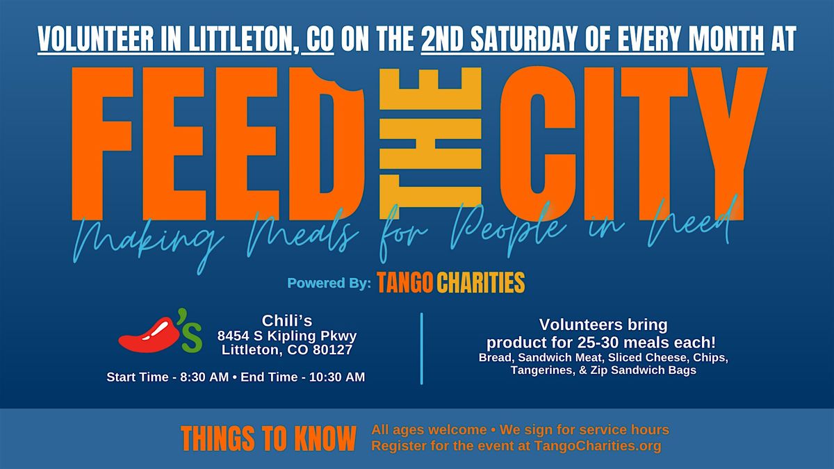 Feed The City Littleton: Making Meals for People In Need | Event in Littleton | AllEvents