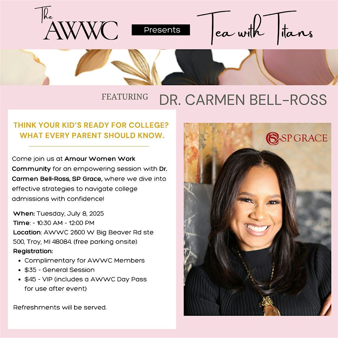 The AWWC:Think Your Kid’s Ready for College? What Every Parent Should Know., 8 July | Event in Troy | AllEvents